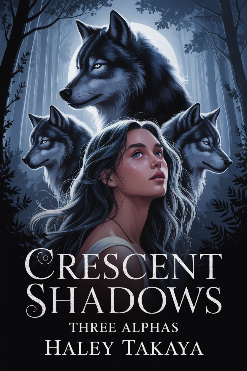 Cover of Crescent Shadows. Three Alphas