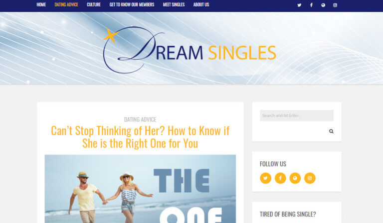 Revisión de Dream Singles: ¿Es una buena opción para las citas en línea en 2023?