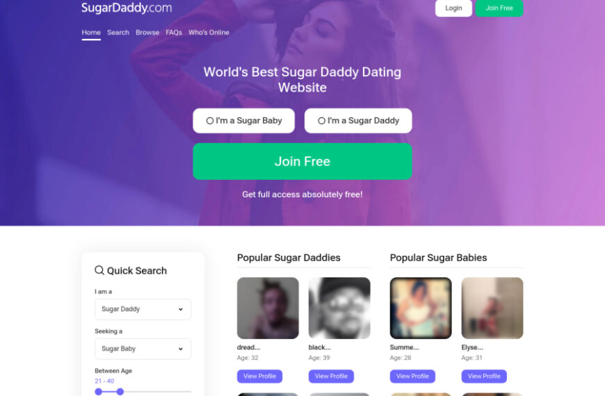 SugarDaddy.com Recensione 2023 – Pro e contro